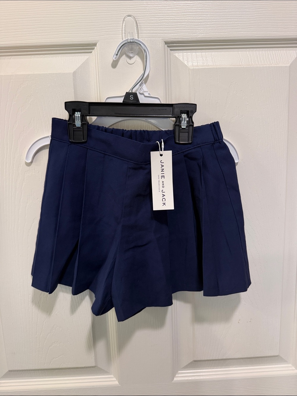 Janie and Jack Navy Pleated Skort